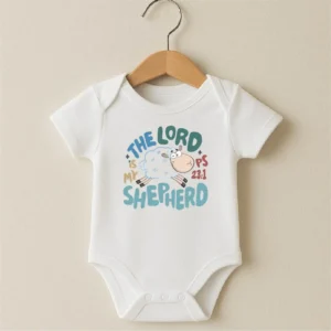 The Lord Is My Shepherd - Premium Babygrow