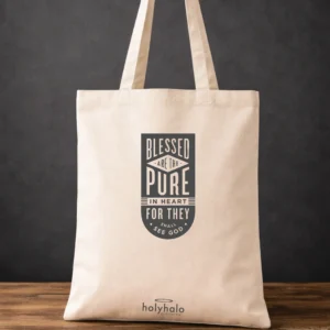 Blessed Are The Pure - Bible Tote Bag