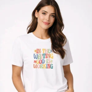 God Is Working - Premium T-shirt