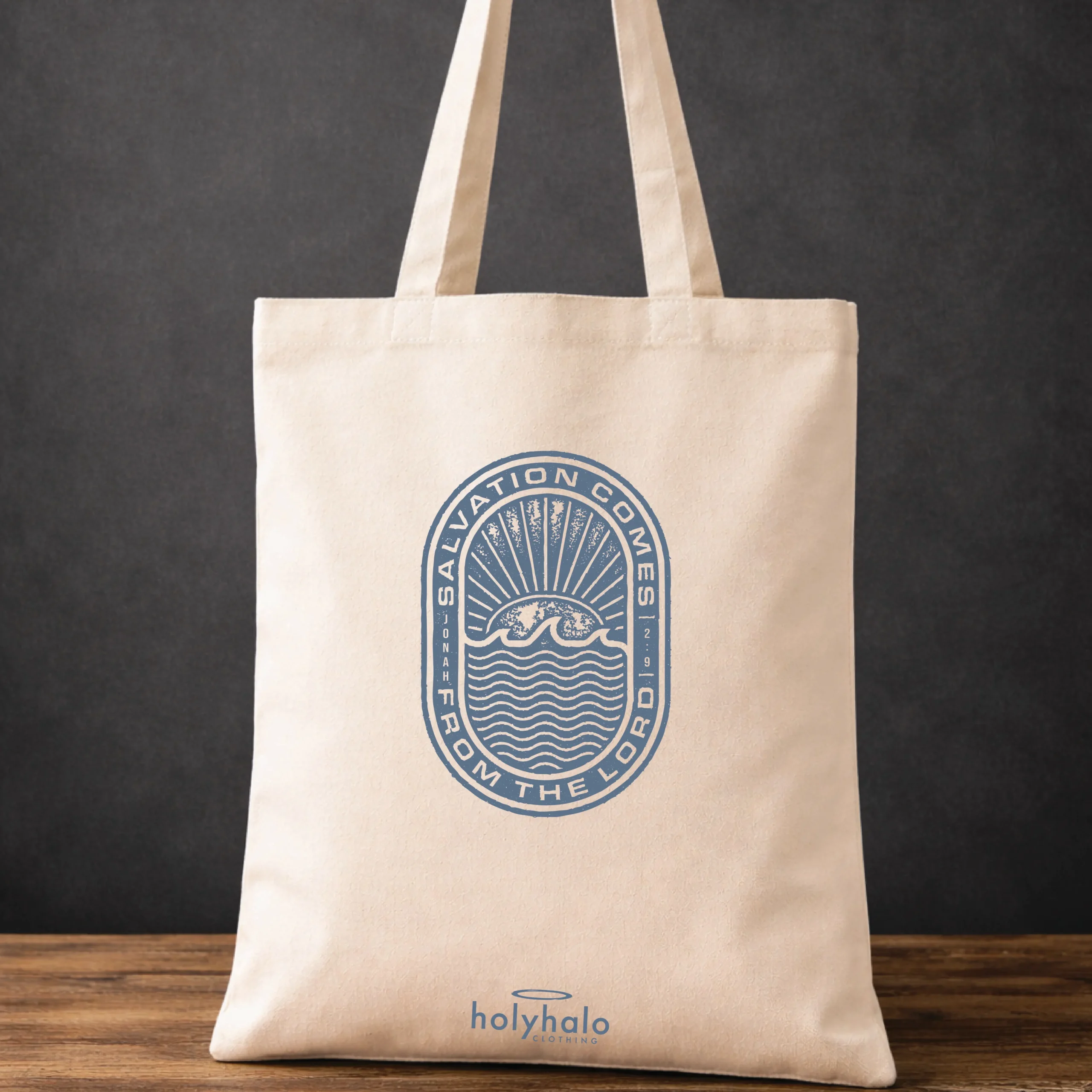 Salvation Comes - Bible Tote Bag - Image 3
