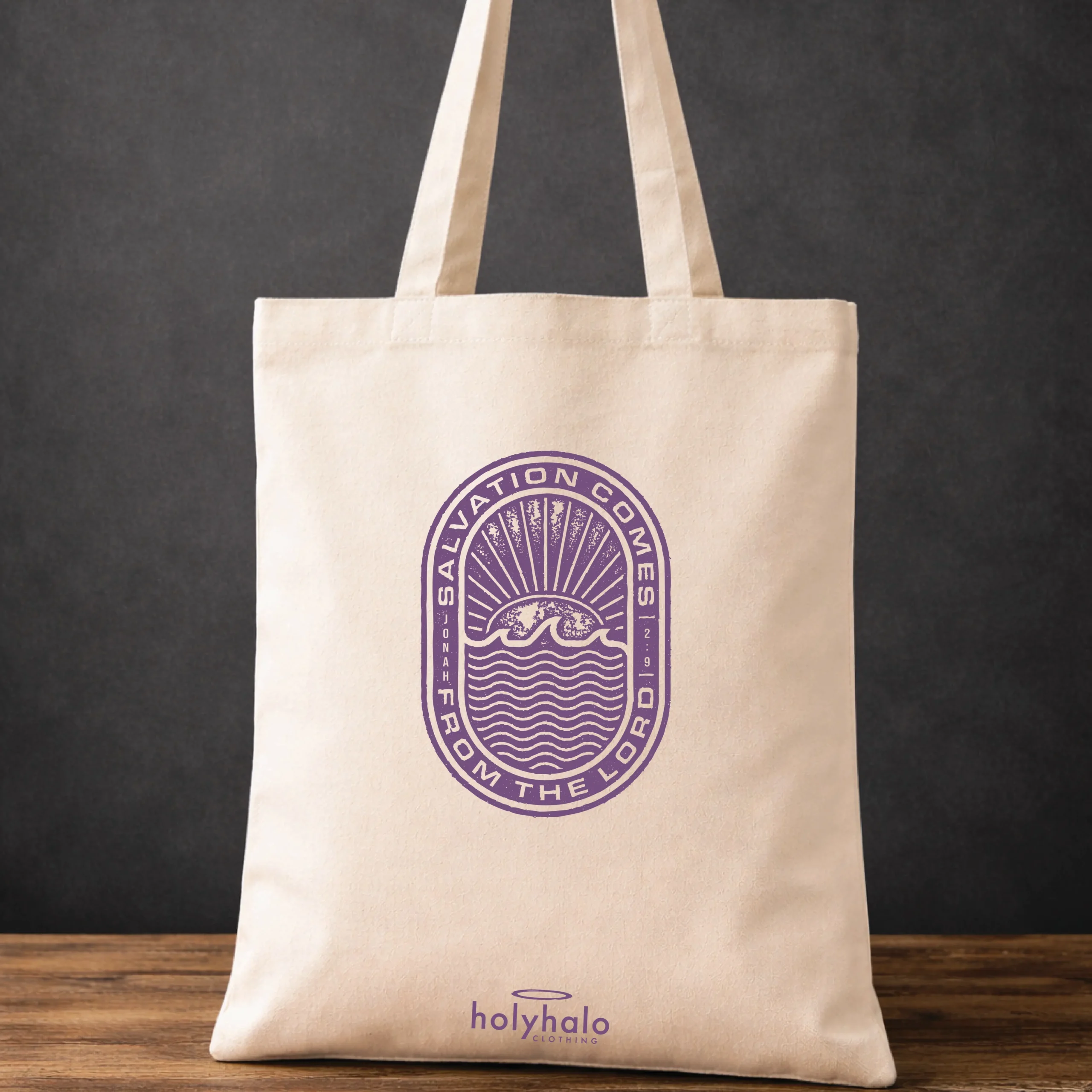 Salvation Comes - Bible Tote Bag - Image 4