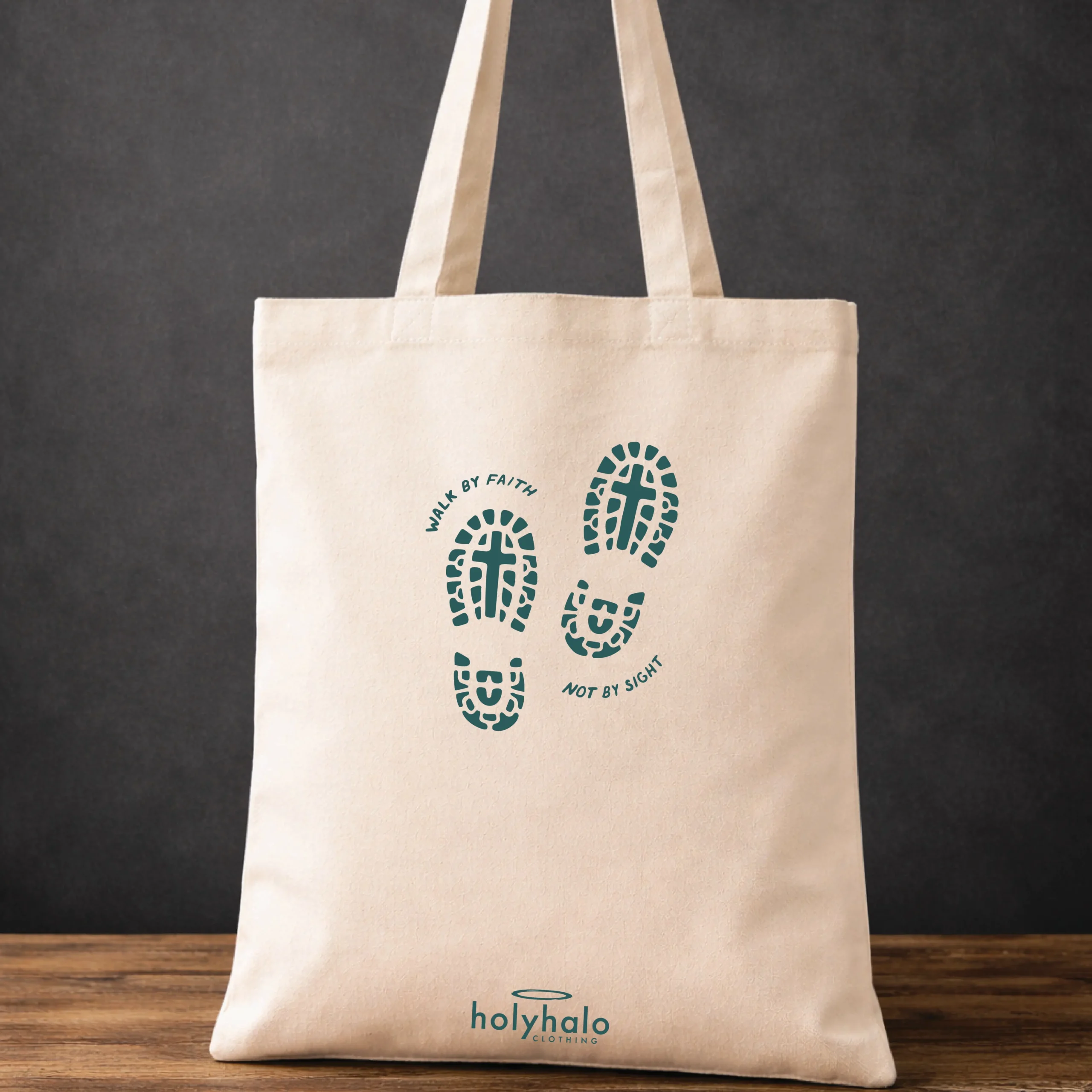 Walk By Faith - Bible Tote Bag - Image 3