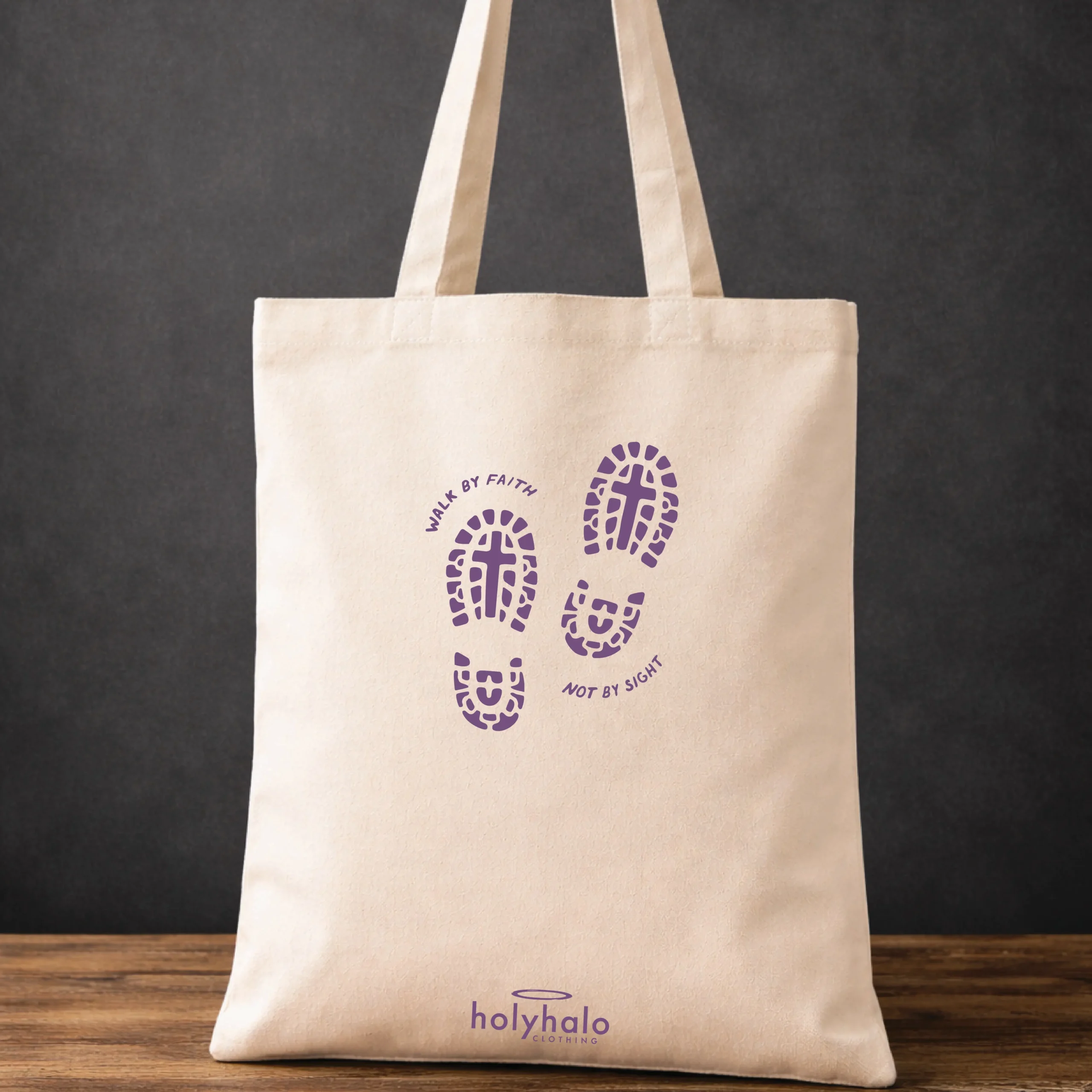 Walk By Faith - Bible Tote Bag - Image 2