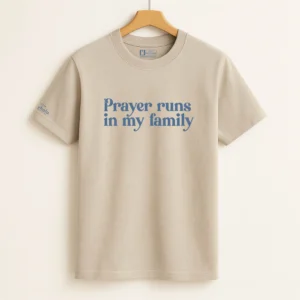 Prayer Runs In My Family - Premium T-shirt