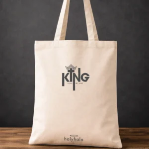 Jesus Is King - Bible Tote Bag