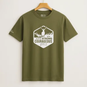 Strong And Courageous - Premium T-shirt