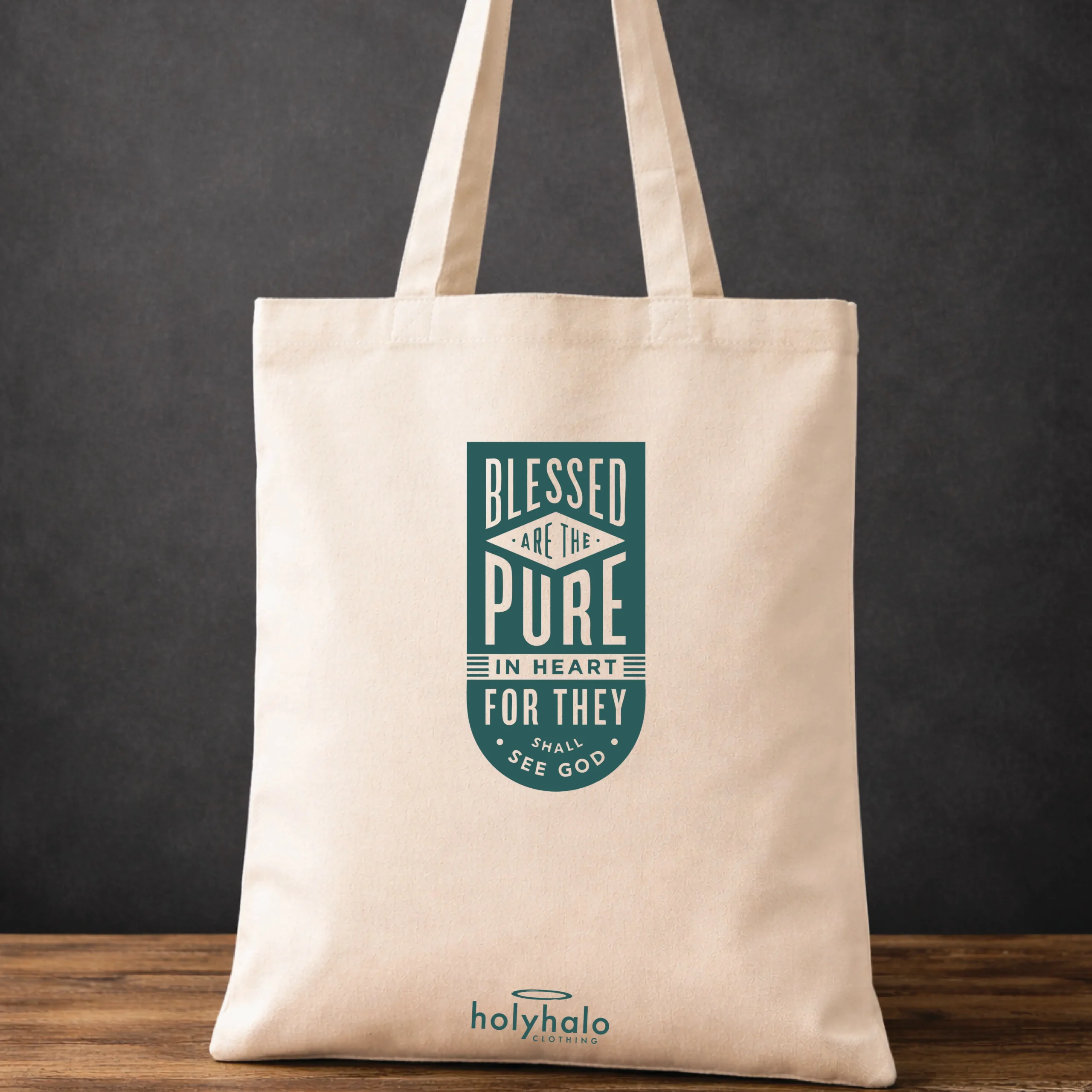 Blessed Are The Pure - Bible Tote Bag - Image 2